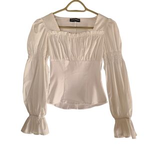 Scarlet Darkness Renaissance Boho Peasant Long Sleeve Gothic Lolita Size Small